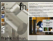 Tablet Screenshot of frankhofman.be